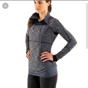 Lululemon base runner half zip coco pique